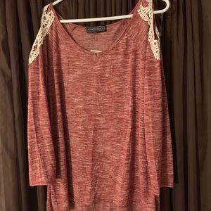 Open shoulder high low shirt from Ross